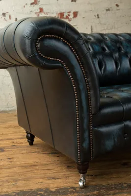 Produktbild von Design Chesterfield Sofagarnitur 3 Sitzer Leder Couch Polster Sofas Sofa Sitz