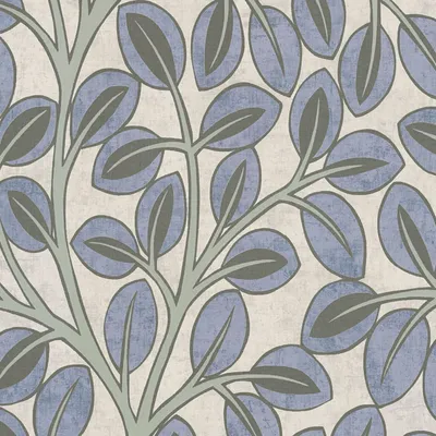 Immagine prodotto di Profhome 791501-GU Carta da parati country Floral grigio tortora-blu oliva-verde 5,33 m2