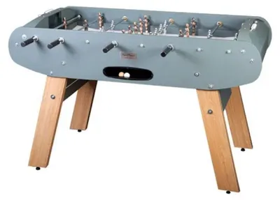 Immagine prodotto di René Pierre Calcio balilla Onyx verde opaco - Gambe in rovere