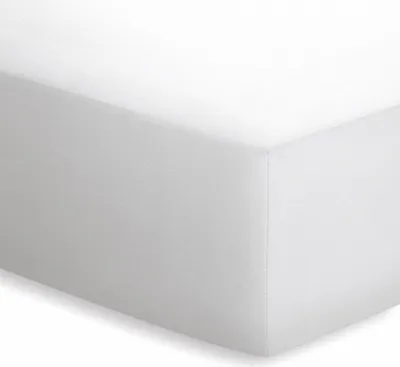 Produktbild von schlafgut Mako-Jersey Spannbetttuch Spannbettlaken 90x200 cm - 100x200 cm Weiss