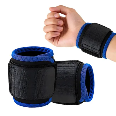 Produktbild von 2 Handgelenk Bandagen, Wrist Wrap Handgelenkbandage, Handgelenkstütze Bandage mit Elastischen Klettverschluss, Atmungsaktivem Handgelenkstütze