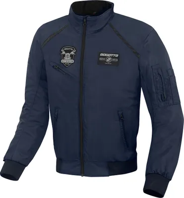Zdjęcie produktu dla Kurtka motocyklowa Bogotto Boston, ciemnoniebieska, XL