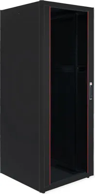Produktbild von ROLINE Netzwerkschrank Pro 48,26cm 19Zoll 42 HE 800x800 BxT Glastür schwarz