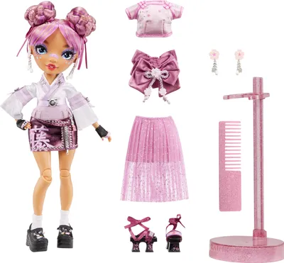 Produktbild von Rainbow High CORE Fashion Doll- Lila Tamamoto (Mauve), Modepuppe, Weiblich, 6 Jahr(e), Junge/Mädchen, 280 mm, Mehrfarbig