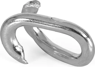 Produktbild von Not-/Verbindungsglied für Absperrketten, Stahl, Silber, 42x26x6 mm