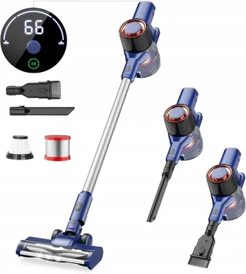 Produktbild von 3-in-1-Akku-Staubsauger, 200 W, 20 kPa, LED, 50 Min., vertikal und handgeführter Turbo-Modus