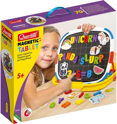 Obrázek produktu pro Magnetická tabulka Quercetti - písmena a čísla