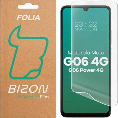 Produktbild von Hydrogel Folie für den Bildschirm für Motorola Moto G06/G06 Power, Bizon Glass Hydrogel Front, 1 Stück