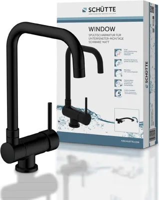 Obrázek produktu pro SCHÜTTE kuchyňská baterie WINDOW, kuchyňská baterie pro skrytou instalaci, 360° otočná kuchyňská baterie
