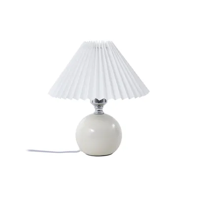Produktbild von Lindby Tischleuchte Kerimi, Keramik, creme, 29 cm