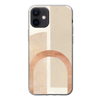 Produktbild von MuchoWow® Handyhülle Schutzhülle Hülle für iPhone 12 Marmor - Muster - Rosa Silikon Softcase Handy Hülle - Schutzhülle