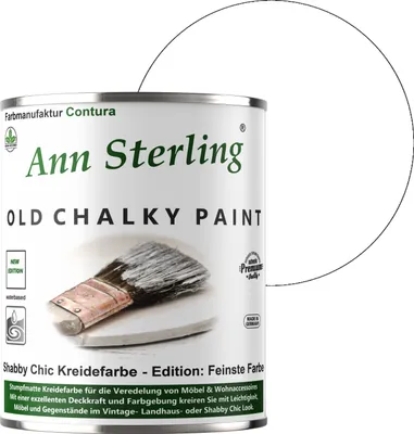 Produktbild von Ann Sterling Kreidefarbe Shabby Chic 750ml - Weiß