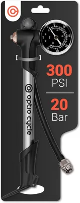 Produktbild von Dämpferpumpe MTB, Hochdruck Fahrradpumpe mit Manometer, für Mountainbike, schwarz, für Federgabel und Dämpfer