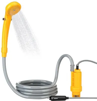 Produktbild von 12V tragbare Campingdusche mit Tauchpumpe
