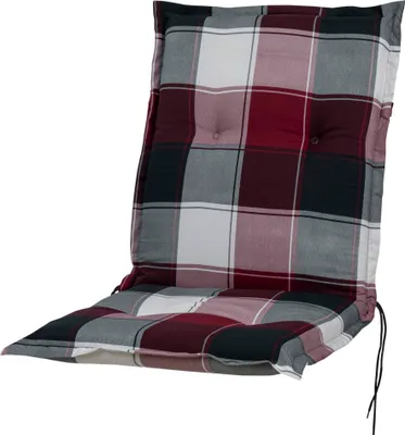 Produktbild von Auflage Niederlehner Prato 10236-305 rot-grau-weiß kariert 98x46x8 cm Sun Garden