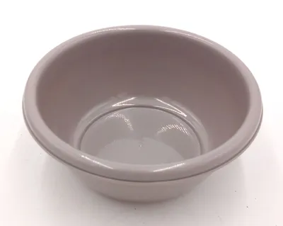 Produktbild von Schüssel rund 20cm 1,2 L aus Kunststoff Küchenschüssel Rührschüssel Teigschüssel, Farbe:taupe