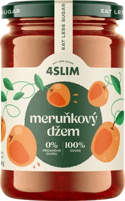 Immagine prodotto di 4Slim Marmellata di albicocche 100% (280 g)
