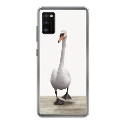 Obrázek produktu pro Kryt na mobilní telefon pro Samsung Galaxy A41 Labuť - Zvířata - Pták - Chlapci - Dívky - Děti Silikonové měkké pouzdro
