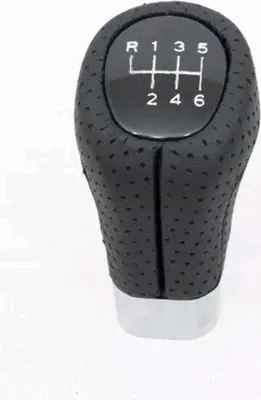 Immagine prodotto di Pomello del cambio pomello leva del cambio in pelle 6 velocità per BMW E46 E53 E60 E61 E90 E91 E92
