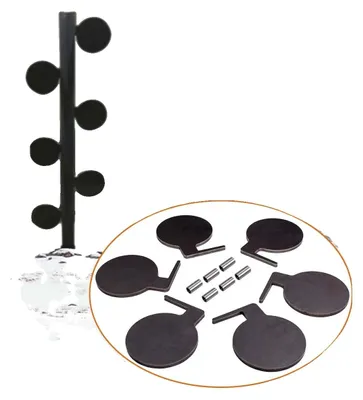 Immagine prodotto di Pagaie Dueling Tree, diametro 15 cm, spessore 1 cm, acciaio AR500, peso 10 kg, compatibili con il montaggio fai da te