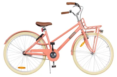Produktbild von Aventuri Urban Aluminium Mädchenfahrrad 26 Zoll, Kinderfahrrad für 10 bis 14 Jahre, Mit Seitenständer, Lachsrosa