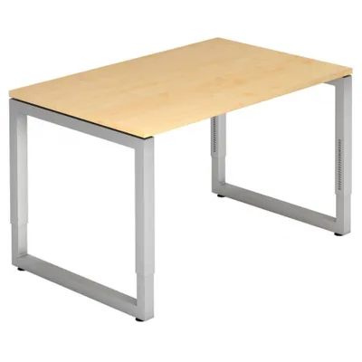Produktbild von REGO 12 S - 120 x 80 Ahorn/Silber höhenverstellbar