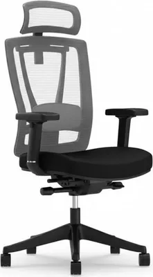 Obrázok produktu pre Ergonomická kancelárska stolička s delenou bedrovou opierkou C7G-Air-EU, čierna