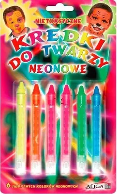 Produktbild von NEON Gesichts- und Körpermalstifte, 6 Farben