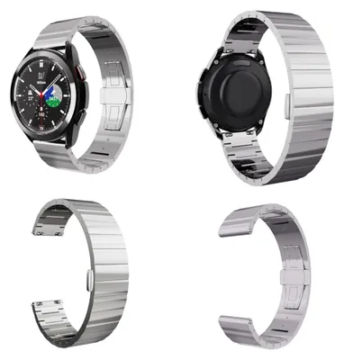 Obrázek produktu pro Pro Samsung Galaxy Watch 6 5 4 Normal Pro Classic všechny velikosti ocelový náramek