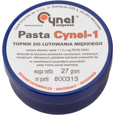 Image de Flux CYNEL pour brasage tendre 27 g