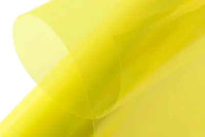 Imagen del producto de KAVAN, láminas termoencolables, 10 metros - transparentes, de color amarillo claro