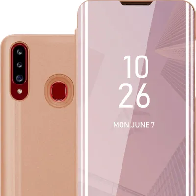 Immagine prodotto di Cadorabo custodia per cellulare per Samsung Galaxy A20s in rosa Cover Backcover Custodia protettiva a libro
