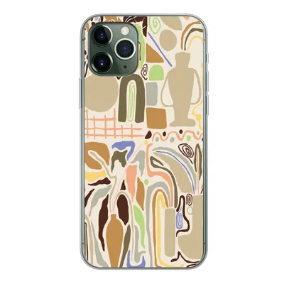 Produktbild von MuchoWow® Handyhülle Schutzhülle Hülle für iPhone 11 Pro Blume - Abstrakt - Vase - Blumentopf Silikon Softcase Handy Hülle - Handy