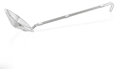 Produktbild von 5x Frittierlöffel 46 cm, Ø 20 cm, Gastro, Chromnickelstahl silber