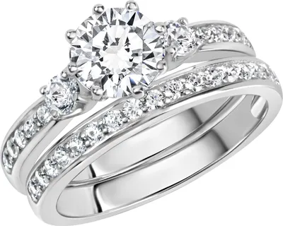 Produktbild von Zeeme Silber Ring 925/- Sterling Silber weiß 054 (17,2) Zirkonia weiß 358270983