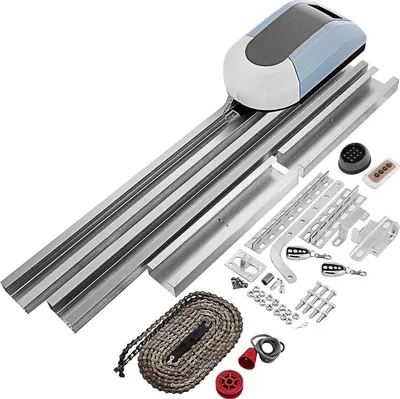 Produktbild von Garagentoröffner – Automatisches Toröffnungsystem mit leistungsstarkem Wechselstrommotor und einer Zugkraft von 1000 N – Inklusive Fernbedienungen
