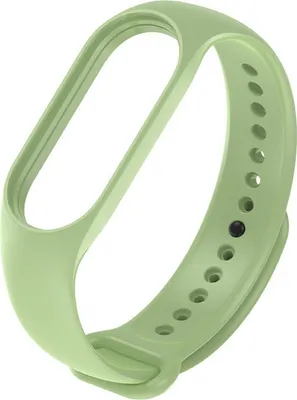 Produktbild von Silikon Sport Strap Fitness Tracker Ersatz Armband Uhrband Uhrenarmband kompatibel mit Xiaomi Smart Band 7 Hellgrün