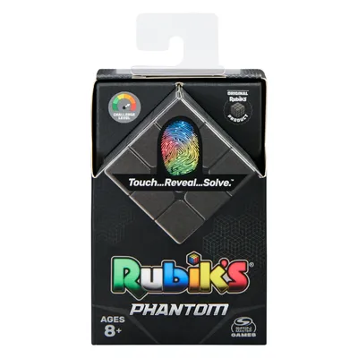 Obrázek produktu pro Rubik’s RBK RON Rubiks 3x3 Phantom Cube GML, Rubikova kostka, Pokročilé, 8 rok/roky