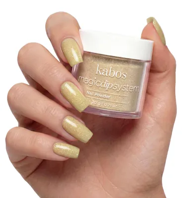 Produktbild von Kabos Magic Dip System Dipping Powder Acrylpulver Nägel 011 Gold Dust 20g