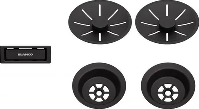 Produktbild von BLANCO 239979, Abflussabdeckung, Schwarz