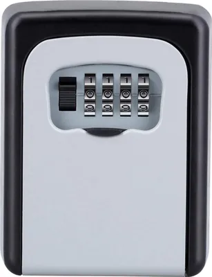 Produktbild von Schlüsseltresor,mit,Zahlencode,für,Draußen,,Schlüsselbox,mit,4-Stelliger,Zahlenkombination,,Klein,Schlüsselkasten,mit,Code,,Schlüsselsafe,Wetterfeste,für,Hausschlüssel,Versteck
