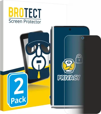 Produktbild von 2x BROTECT Sichtschutzfolie für realme GT 8 Pro Anti-Spy Privacy Sichtschutz Blickschutz Folie Blaulicht-Schutz