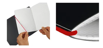 Produktbild von Herlitz my.book flex, Abbildung, Mehrfarbig, A6, 40 Blätter, 70 g/m², Punktgitter-Papier
