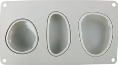 Produktbild von Rayher Silikon-Gießform Steine groß, 14,5x26x3,5cm, 3 Formen, Box 1Stück