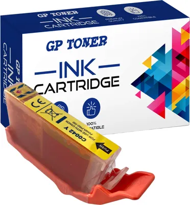 Produktbild von Tintenpatronen für Canon Pixma Pro 100 100S kompatibel mit CLI42Y Yellow