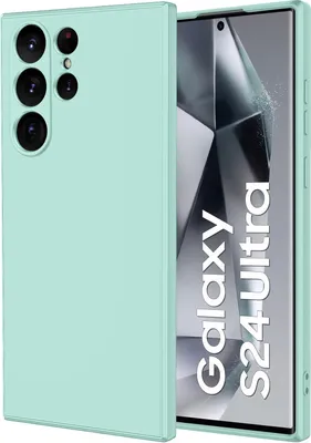 Obrázek produktu pro Pouzdro pro Samsung Galaxy S24 Ultra Měkký tekutý silikonové, nárazuvzdorné gumové pouzdro Tyrkysový