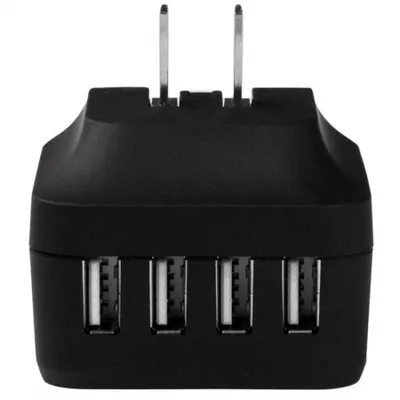 Productafbeelding van Wandlader Startech USB4PACBK