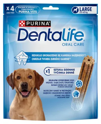 Zdjęcie produktu dla PURINA DENTALIFE Przysmak dla psów rasy dużej 4 x 142 g