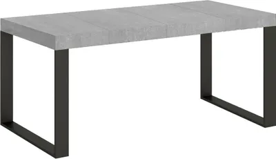 Produktbild von Ausziehbarer Tisch 90x90/246 cm Tecno Premium Cemento