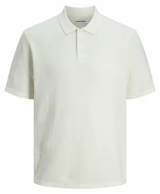 Produktbild von JACK & JONES Knit Polo-Shirt mit Knopfleiste und Kurzarm Größe: L